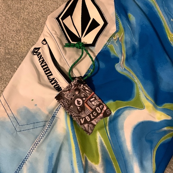 NWT Volcom Surf Swim Trunks Board Shorts Sz 30 - Picture 4 of 9